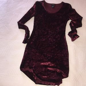 Rue 21 Red Velvet dress